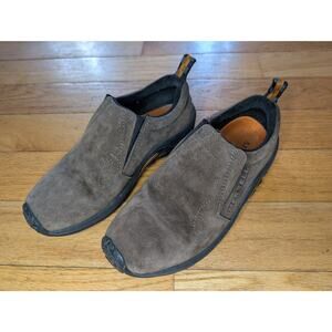 Merrell Jungle Moc Brown Suede Slip On Shoes Hiking Comfort Gorpcore Women's 7